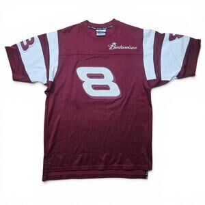 CHASE AUTHENTICS Dale Earnhardt Jr Jersey Men's M Y2K Budweiser #8 NASCAR Racing